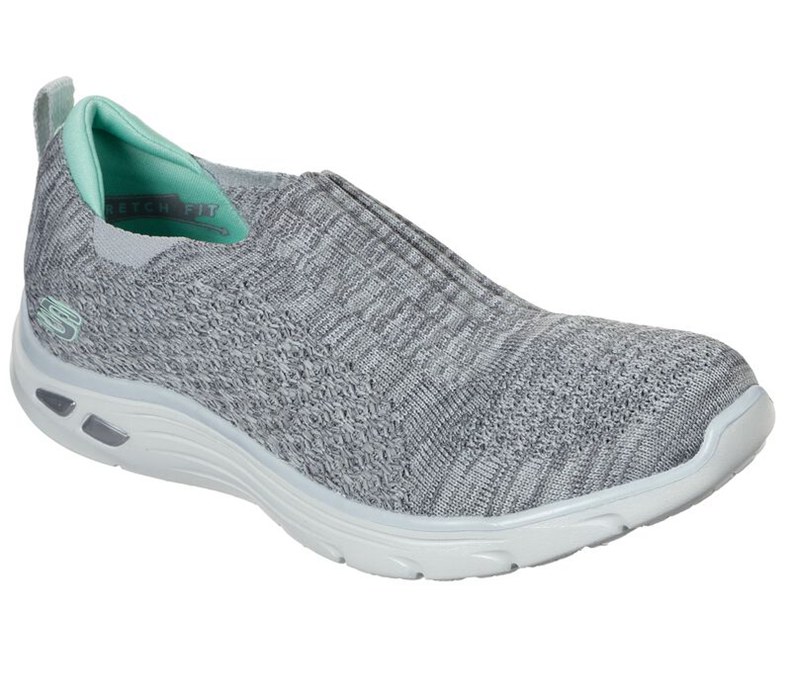 Skechers Dam Grå Sneakers - Relaxed Fit: Empire D'lux - Sweet Pearl - Sverige (JSXVK-5682)